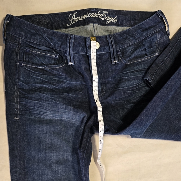 American Eagle True Boot Dark Blue Flare Jeans - Picture 11 of 11